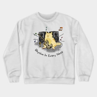 Musical Cat Crewneck Sweatshirt